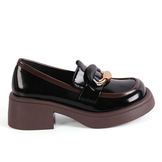 富贵吉祥2022方头乐福休闲时尚女鞋 f225246 商品图9