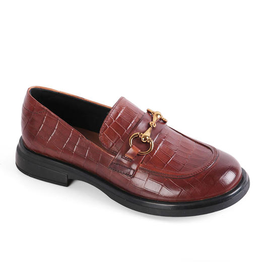 富贵吉祥2022圆头石头纹时尚女鞋	f222001 商品图7