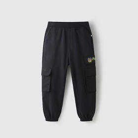 安奈儿男童全腰针织单裤ab216567