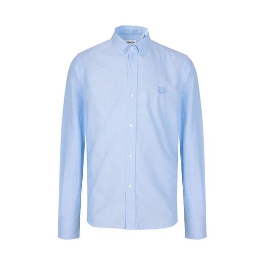 【超惠秒】KENZO 高田贤三 男士虎头LOGO时尚休闲长袖衬衫 10538 商品图0
