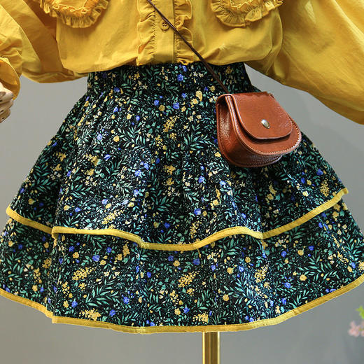 女童春装套装2022新款女宝宝春秋衬衣裙子中小童休闲洋气两件套潮 商品图3