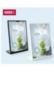 【已绝版】横款A5台签 白色 商品图0