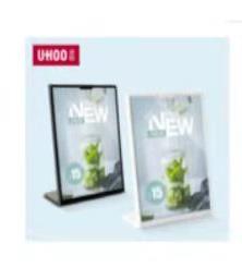 【已绝版】竖款A6台签 白色