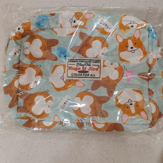 HUJI祤集Motley收纳包插画corgi柯基小屁屁 商品图0