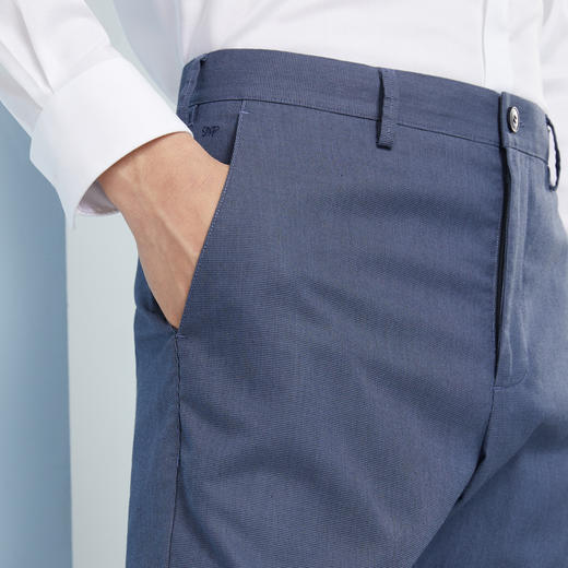 雅戈尔男士长裤春夏商务休闲棉弹免烫长裤YCDP3K0170DWBS 商品图3