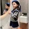 童装女童春装套装2022新款儿童学院风针织衫上衣毛衣半身裙两件套 商品缩略图2