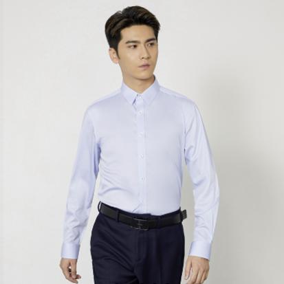 雅戈尔男士DP+中国缎长袖衬衫YLDD125178IFY 商品图1