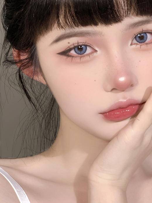 混血款丨暹罗蓝·Recolook丨黑斑虹膜蓝14.2mm（年抛/2片装) 商品图7