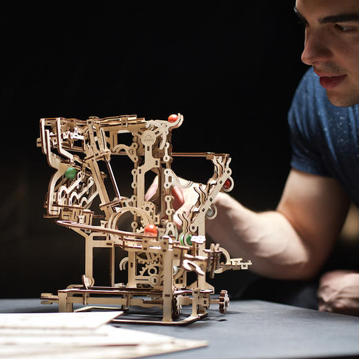 乌克兰ugears木质机械传动模型可动拼装玩具diy大人的玩乐工具
