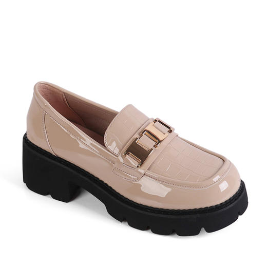 富贵吉祥2022方头乐福休闲时尚女鞋 f225123 商品图2