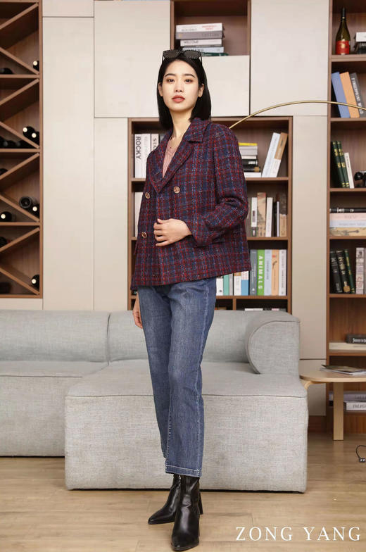 宗洋粗纺羊毛小香风上衣BCL1SS7801-63 商品图0