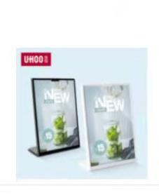 【已绝版】竖款A5台签 黑色