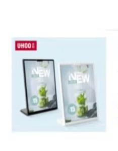 【已绝版】竖款A5台签 白色