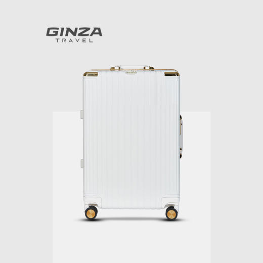 银座时尚ins铝框密码拉杆箱万向轮大容量男旅行李箱20/24/28寸9890K 商品图11