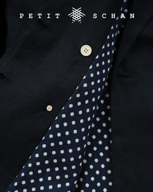 PETIT SCHAN小闪 CLO#070 Boyfriend男朋友的西装 日本进口亚麻oversize翻立领两穿西装外套   商品图13