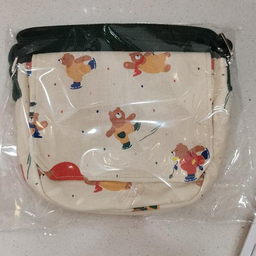 HUJI祤集Flap斜挎包插画溜冰熊熊 商品图0