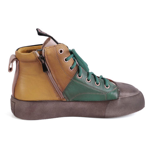 富贵吉祥2022圆头软底时尚高帮女鞋 f226005 商品图4