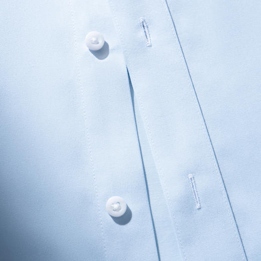 【纯棉免烫精美刺绣】罗蒙春夏长袖衬衫男士正装商务通勤职业装衬衣男 商品图3