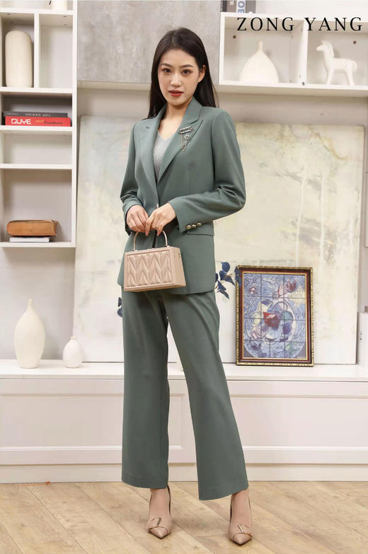 宗洋修身版西服上衣BCL2XS7811-56 商品图0