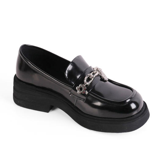 富贵吉祥2022方头乐福休闲时尚女鞋 f225220 商品图2