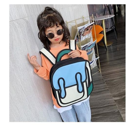 儿童包林妙妙同款书包幼儿园男女孩轻便双肩包时尚旅游宝宝小背包 商品图6
