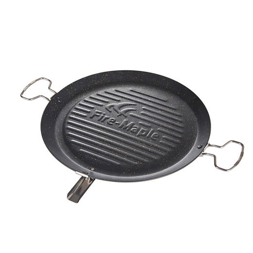 火枫户外百味煎烤盘烧烤露营烧烤盘麦饭石色不沾涂层 商品图2