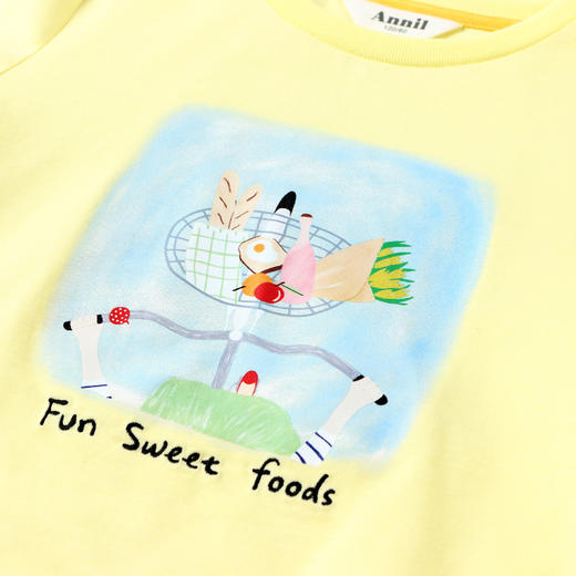 安奈儿女童SORONA圆领长袖针织衫ag211624 商品图2