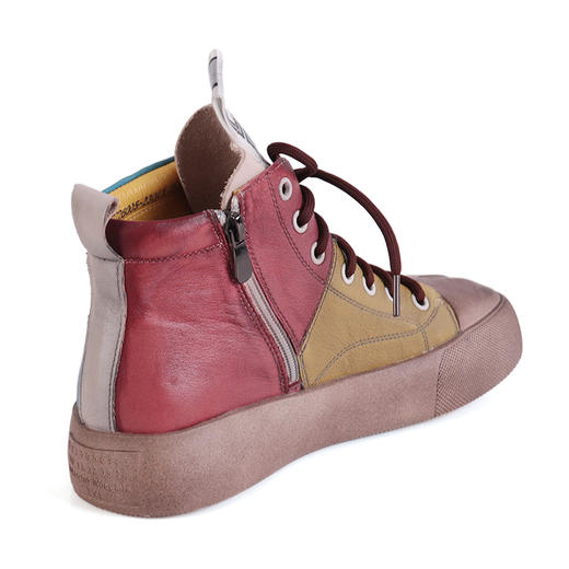 富贵吉祥2022圆头软底时尚高帮女鞋 f226005 商品图10