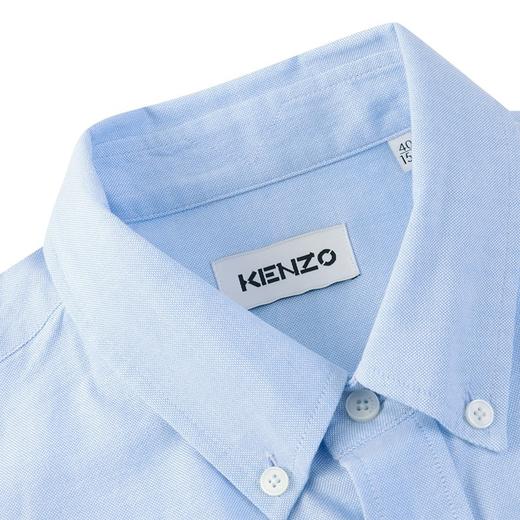 【超惠秒】KENZO 高田贤三 男士虎头LOGO时尚休闲长袖衬衫 10538 商品图4