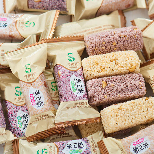 丰阳谷米ni酥香米黑米酥米花糖老式花生酥糖网红膨化零食散装批发 商品图7