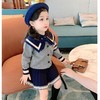 童装女童春装套装2022新款儿童学院风针织衫上衣毛衣半身裙两件套 商品缩略图3