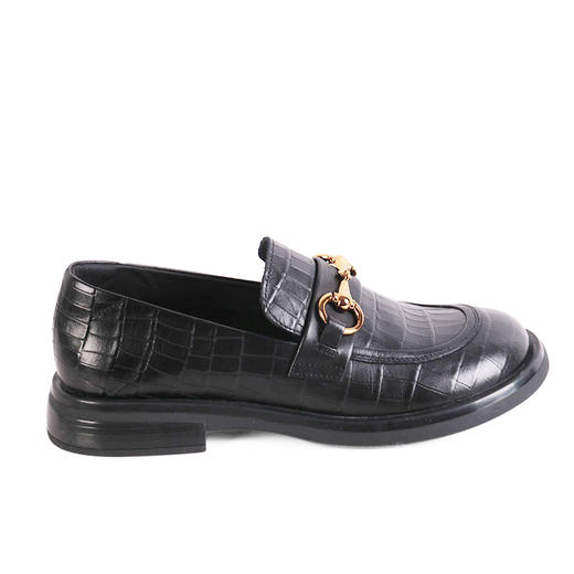 富贵吉祥2022圆头石头纹时尚女鞋	f222001 商品图4