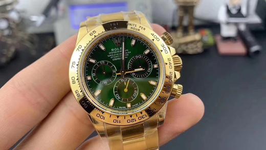 『clean厂和NOOB工厂同价』C厂N厂劳力士宇宙计型迪通拿116508！绿金迪！原版 开模，40毫米尺寸，採用N厂  搭配正品一致的定制版4130机芯，这是一款稳定计时功能机芯定制版一体机芯‼️ 商品图10