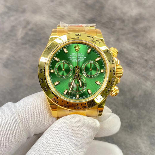 『clean厂和NOOB工厂同价』C厂N厂劳力士宇宙计型迪通拿116508！绿金迪！原版 开模，40毫米尺寸，採用N厂  搭配正品一致的定制版4130机芯，这是一款稳定计时功能机芯定制版一体机芯‼️ 商品图13