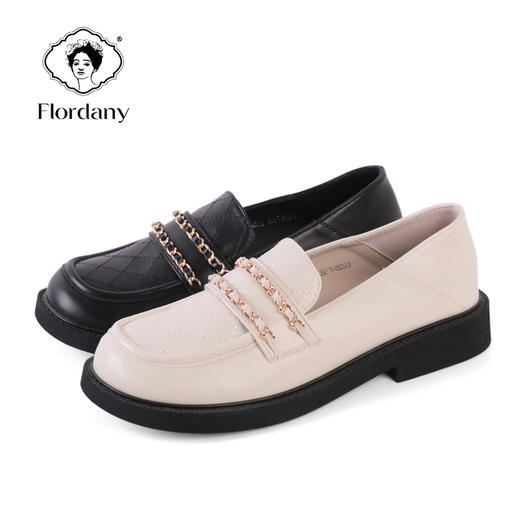 弗洛丹尼2022圆头超轻平底时尚女鞋 D225738 商品图0