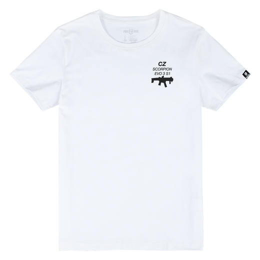 自由基地男青年机枪结构图案印花设计简约战术短袖T恤休闲合体衫 NMT-1799 商品图2