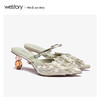westory2020春季新款尖头翼穆勒鞋凉鞋女优雅雅致W20AH51621 商品缩略图0