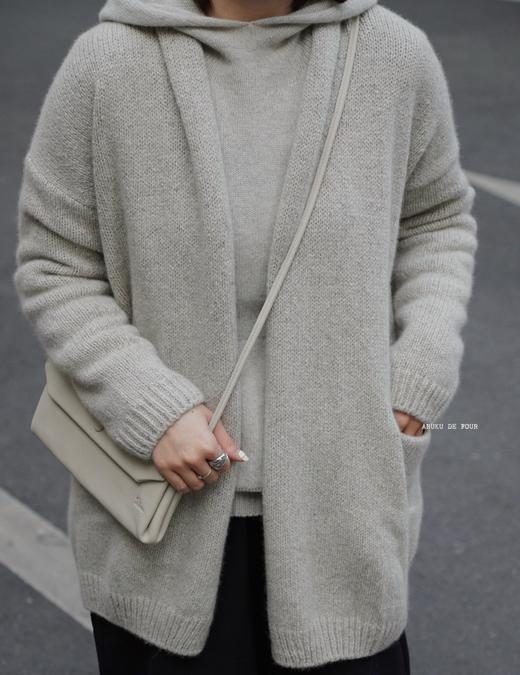 evam eva羊绒扣针开衫毛衣 商品图4