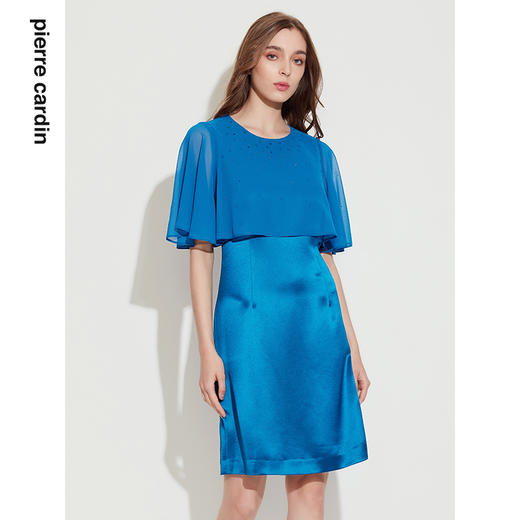 皮尔卡丹女装年夏季新款端正优雅时尚礼服连衣裙P1202D1059L3 商品图1