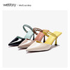 westory2020年夏新品包头凉鞋穆勒拖两穿高跟细跟ins潮W20AH51951 商品缩略图0
