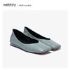 westory2020春季新款方头浅口时尚通勤鞋牛皮鞋女W20AE51731 商品缩略图0