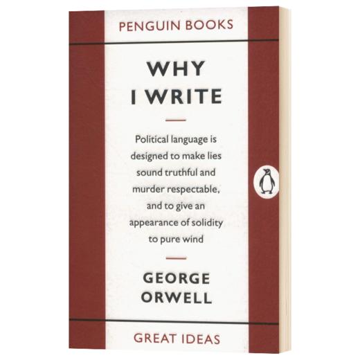 我为什么要写作 英文原版 Why I Write Penguin Great Ideas 乔治奥威尔 英文版进口原版英语书籍 商品图1