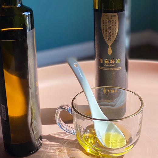 犁捌苑亚麻籽油500ml/瓶*2瓶礼盒 商品图2