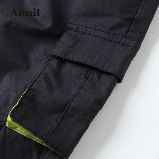 安奈儿男童全腰梭织单裤xb216542 商品图2