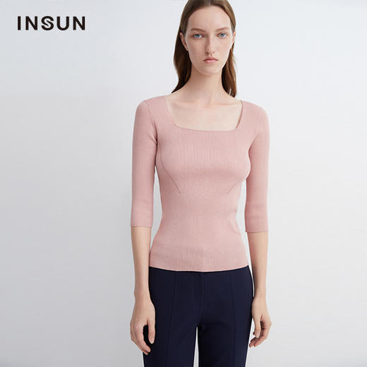 INSUN恩裳2022春季新品毛织衫9C32106026 商品图1