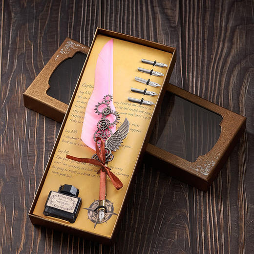 钢笔哈利波特羽毛笔复古风笔文具套装礼盒小众高颜值生日礼物 商品图8