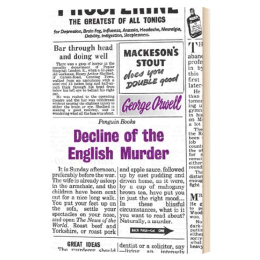 英国式谋杀的衰落 英文原版 Decline of the English Murder Penguin Great Ideas 企鹅伟大的思想系列文学视野 英文版进口英语书 商品图1