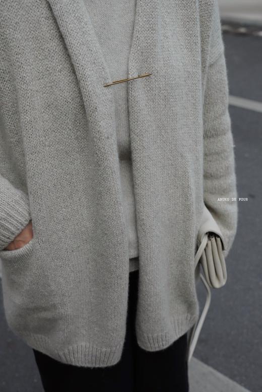 evam eva羊绒扣针开衫毛衣 商品图7