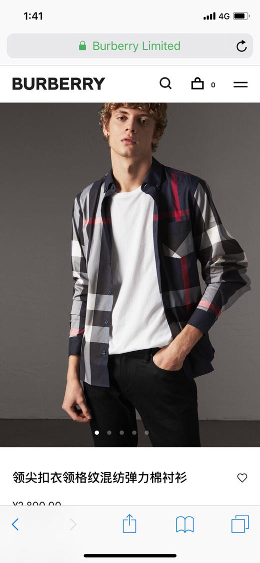 拼色格子衬衫。自己备注颜色 号码。驼色 红色 蓝色 深灰色 商品图4