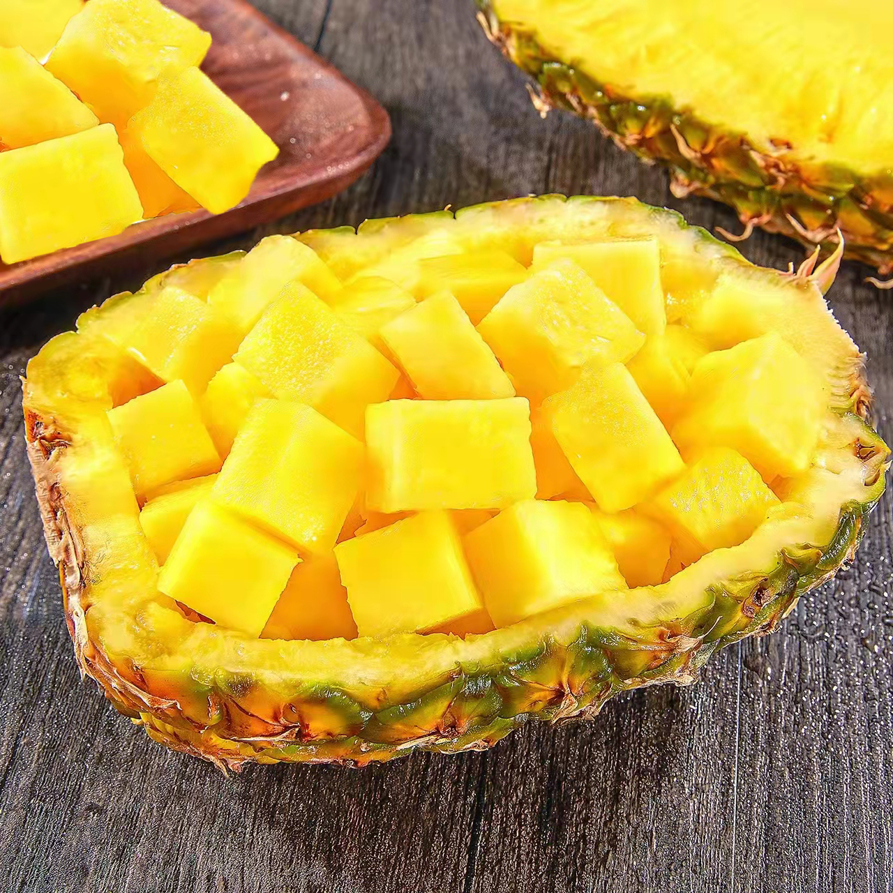 海南金钻凤梨🍍【树上自然熟】